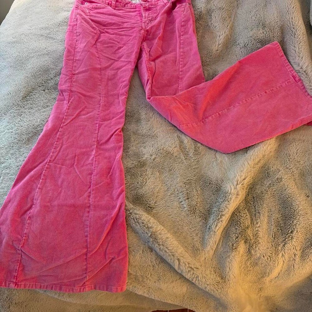 BDG Women's Pink Trousers - Picture 2 of 5